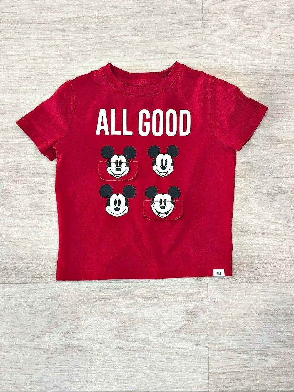 Gap Mickey Mouse Tee Size 2T Red